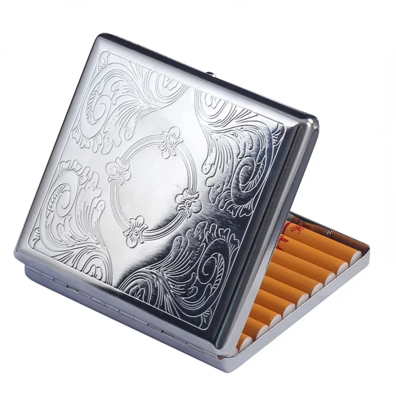Metal Cigarette box stainless  - Smoking & Vaping Accessories review and price