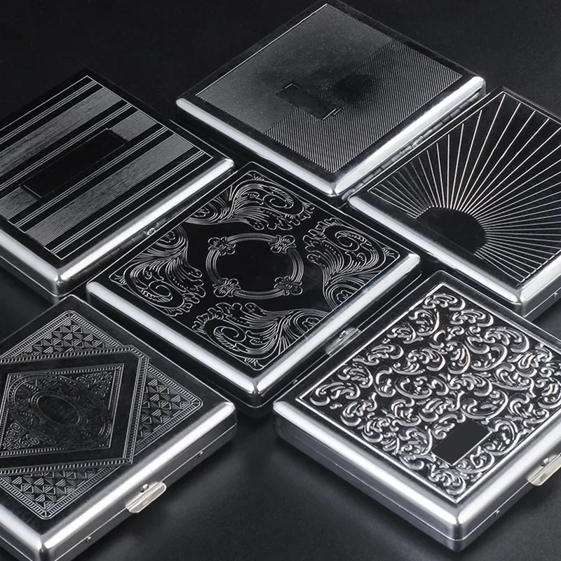 Metal Cigarette box stainless  - Smoking & Vaping Accessories review and price