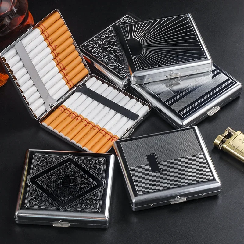 Metal Cigarette box stainless  - Smoking & Vaping Accessories review and price