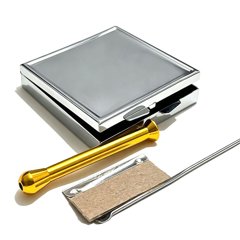 1 Set Portable Metal Cigarette - Smoking & Vaping Accessories review and price