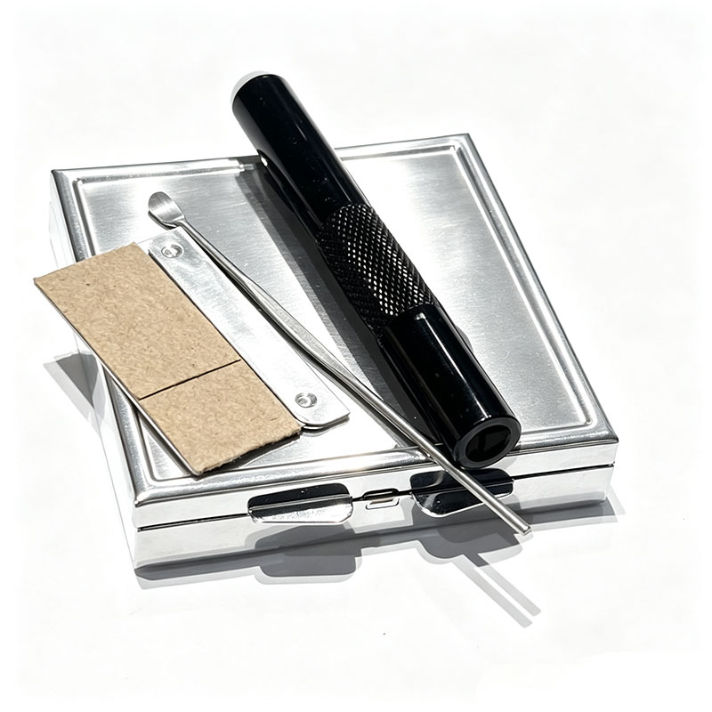 1 Set Portable Metal Cigarette - Smoking & Vaping Accessories review and price